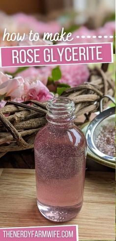 Natural Skincare Recipes, Herbal Remedies Recipes, How To Make Rose, Rose Recipes, Natural Healing Remedies, Diy Body, Skin Care Recipes, Beauty Recipe