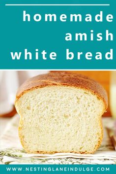 a loaf of white bread sitting on top of a table