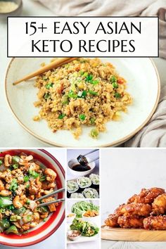 Looking for keto Asian recipes? You're in luck, we've collected our favorite low carb Asian inspired recipes into one area so it's easy for you to find your next yummy keto dinner recipe! All of our keto Asian inspired recipes are easy to make and use chicken, beef or veggies - which means there's an easy keto recipe no matter what you feel like for dinner tonight! Make sure to try one of our favorite keto low carb Asian recipes! Low Carb Asian Recipes, Keto Asian Recipes, Low Carb Asian, Easy Asian, Asian Inspired Recipes, Keto Meal Prep, Keto Recipe, Best Dinner Recipes