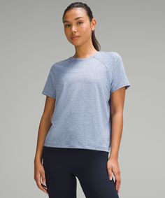 License to Train Classic-Fit T-Shirt | Women's Short Sleeve Shirts & Tee's | lululemon Gym Goals, Jumper Short, Michelle Yeoh, Short Sleeve Shirt Women, Short Sleeve Shirts, Back Women, Shirt Outfit, Long Tops, Tank Shirt