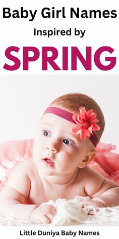 Baby Girl Names Inspired By Spring | Spring Baby Girl Names With Meaning