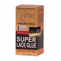 BMB Super Lace Glue For Lace Front Wigs Adhesive Super Hold - 0.5 oz / 15 ml 100% Waterproof super strong hold for extended wear bonding use only (4-6 wks) Directions: Use application brush to apply a thin coat of glue on the hairline. Make sure the glue is dried before applying an additional coat for strength. While the glue is still sticky, apply lace wig onto the hairline and press for 1 minute or until firmly in place. Wait 15 minute before you. Begin to style your hair. Ingredients: Isoprop Curly 3b, Cantu For Natural Hair, Moon Beauty, Lace Wig Glue, Lace Glue, Hair Glue, Curly Bob Wigs, Hair Extentions, Afro Wigs