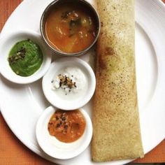 a white plate topped with different types of food