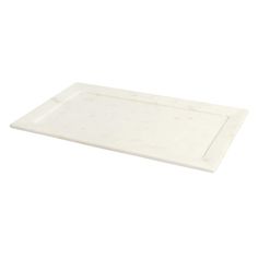 a white marble tray on a white background