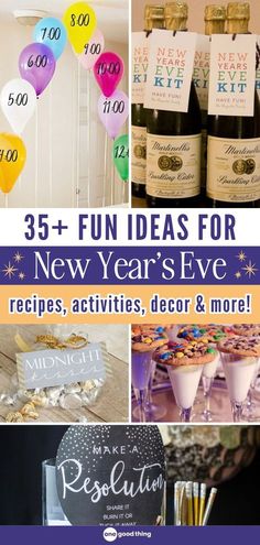 new year's eve party ideas for kids and adults with free printables