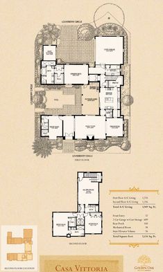 the floor plan for this house is very large and has two levels to each level