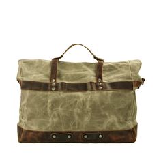 Experience the exceptional quality of our waxed cotton canvas duffle, paired with luxurious Crazy Horse leather. Available in khaki, light green, and black, this bag combines vintage charm with durability. Each color option reflects your personal style while promising resilience on every journey. Built for the Modern Traveler Sized at 48 cm x 35 cm x 20 cm and with a 33.5-liter volume, this duffle fits easily in overhead compartments while providing ample space for your essentials. Weighing just Vintage Leather Canvas Bag For Travel, Classic Canvas Satchel With Waxed Finish, Classic Rectangular Waxed Canvas Bag, Vintage Duffle Bag With Leather Handles For Everyday Use, Classic Rectangular Weekender Bag In Waxed Canvas, Vintage Duffle Bag With Leather Trim For Everyday Use, Vintage Travel Bag With Leather Handles For Everyday Use, Vintage Leather Canvas Bag With Canvas Lining, Vintage Everyday Travel Bag With Leather Handles