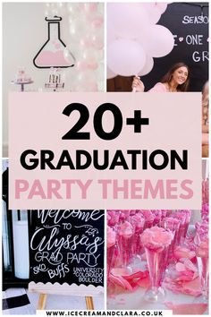 Best college graduation party themes ideas for the best college graduation party Grad Party Themes, College Graduation Party Themes, College Graduation Party Ideas, Harry Potter Graduation, Party Themes Ideas, College Graduation Party, Pretty Balloons