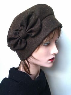 Handmade Hats For Women, Happy Hat, Hat With Bow, Back Of The Head