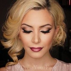 Wedding Lips, Pretty Eyeshadow, Party Make-up, Braut Make-up, Smokey Eyes, Kiss Makeup, Wedding Hair And Makeup, Love Makeup, Pretty Makeup