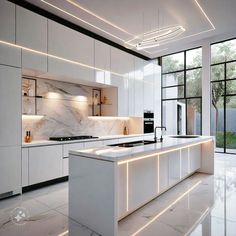 Kitchen Inspirations Luxury, Townhouse Architecture, Room Organization Bedroom, Entertainment Wall, Kitchen Decor Modern, Luxury Kitchens, White Kitchen Cabinets