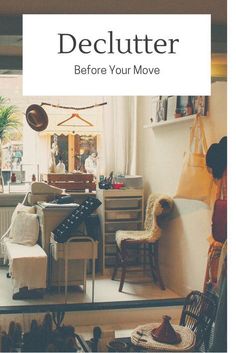 the cover of declutter before your move