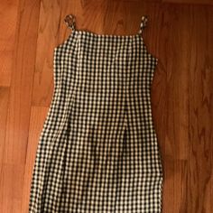 Never Worn Before Gingham Dress. Great Condition. Size Small. Black And White. Spring Black Plaid Mini Dress, Spring Black Plaid Mini Length Dress, Black Plaid Mini Dress For Spring, Black Mini Length Plaid Dress For Spring, Black Plaid Cotton Mini Dress, Black Cotton Plaid Mini Dress, Black Fitted Mini Dress For Picnic, Gingham Dress, Gingham