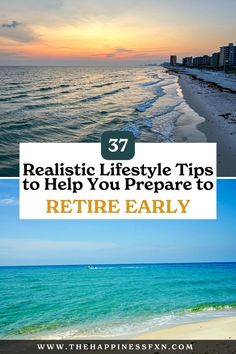 sunset by the beach and the beach during the day Financial Plan, Retire Early, Connect With Nature