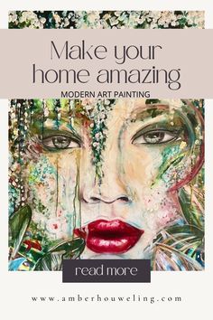 Make your home amazing & Modern Art Painting | Artist Amber Houweling Adding Character To Your Home, Modern Art Painting, Large Paintings, Commission Painting, Modern Art Paintings, Waiting List, Painting Artist, Personalized Artwork, Dutch Artists