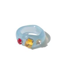 Our gorgeous Royal rings feature a thick circle shape with colored jewel design embedded in the face Fit for royalty 100% Acrylic *some rings can be worn fully or at the top of your fingers Ring Png, Business Tiktok, Royal Rings, Funky Rings, Vacation Jewelry, Clay Rings, Acrylic Ring, Girls Vacation, Bracelet Watches Women