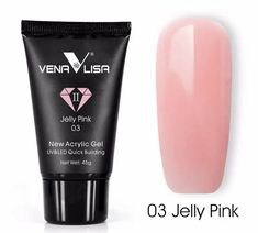 Venalisa Acrylic Gel 03 Jelly Pink Hibrid cover pink építő zselé 45 gr