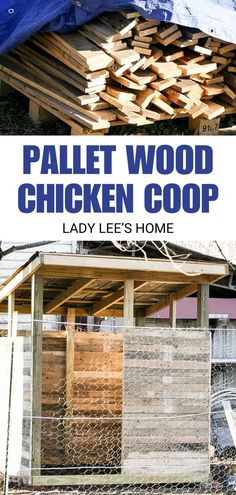 Join me as I build my chickens a chicken coop from pallet wood. This was a fun and affordable project and the chickens loved their new home! Cheap Remodel, Diy Brick Wall, Build A Chicken Coop, Chicken Coop Pallets, Paving Ideas, Handyman Projects, Homesteading Skills, Homestead Living, Building A Chicken Coop