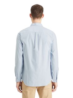 Stand out from the crowd in the Essentials — Striped Oxford Shirt . With its classic design and breathable fabric, it’s perfect for any casual or semi-formal occasion.Tailored to fit like a dream, it is a canvas for expression, whether layered under your favorite jacket or worn on its own. 100% Cotton Wash - 30 Degrees Normal Spring Semi-formal Relaxed Fit Tops, Classic Semi-formal Tops For Spring, Dream It, Oxford Shirt, Formal Occasion, Semi Formal, A Dream, Blue Stripes, Breathable Fabric