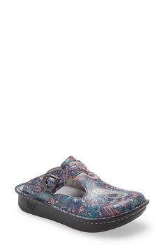 A lightweight rocker platform perfects the all-day ease of a feminine slip-on designed with plenty of plush, memory-foam cushioning. Style Name:Alegria 'Classic' Clog. Style Number: 577018. Clog Style, Womens Clogs, Calf Hair, Rocker, Clogs, Memory Foam, Faux Fur, Leather Upper, Black Leather