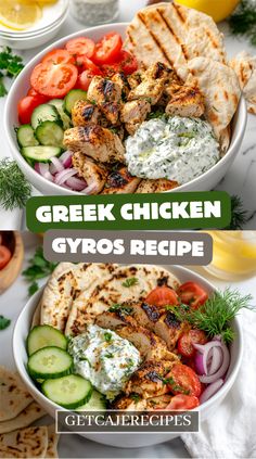 Craving authentic chicken gyros recipes but don’t know where to start? This Greek Chicken Gyros Recipe combines tender chicken breasts marinated with olive oil, garlic, and spices, served with creamy Tzatziki Sauce. Ready in just 30mins, it’s a flavorful option for lunches and dinner. Discover easy-to-make Greek recipes and create delicious dinner gyros recipes that everyone will love. Save this pin to elevate your favorite dinner chicken recipes today! #ChickenRecipes #GreekRecipes #GyrosRecipes #ComfortFood #DinnerIdeas