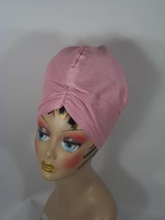 Tall high volume turban dressy turban pink turban faux | Etsy Adjustable Pink Turban, Pink Bonnet One Size Fits Most, Pink One Size Bonnet, Pink Headscarf, Pink Turban, Women Turban, Church Hat, Bonnet Hat, Church Hats