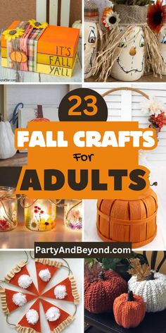 pumpkins and other fall crafts for adults