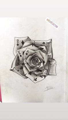 Pin by Lesliekrl on Tattoo | Card tattoo designs, Card tattoo, Tattoo design drawings Rose Made Of Cards Tattoo, 8 Seconds Tattoos, Sketch Style Tattoos Sleeve, Tattoo Ideas Ace Of Spades, Traditional Tattoo Art Leg Sleeve, Cute Western Best Friend Tattoos, Rose With Pearls Tattoo, Rib Piece Tattoos For Women, Rose Hand Tattoo Stencil