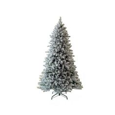 a small white christmas tree on a stand