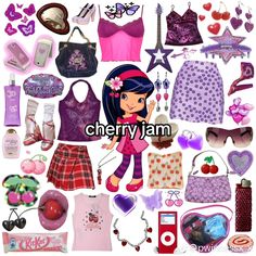 there are many different items that can be found in the doll