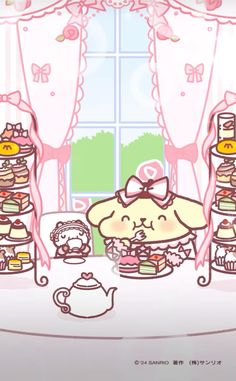 from pompompurin_anime on tiktok Sanrio Danshi, Walpaper Hello Kitty, Artsy Aesthetic, Cocoppa Wallpaper