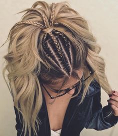 BRAIDS | UPDOS | INSPIRATION (@beyondtheponytail) “Umm...YES PLEASE! love this INSPO from Ms. @jbraidsandbows @jbraidsandbows ✨SLAY!!✨…” Long Blonde, Long Blonde Hair, Great Hair, Burning Man, Gorgeous Hair, Perfect Hair, Hair Updos, Pretty Hairstyles