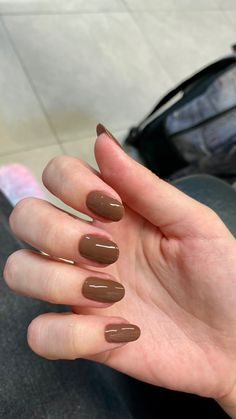 Elegant Touch Nails, Nails Brown, Cute Simple Nails, Cute Toe Nails, Nails Desing