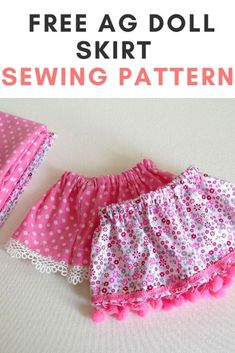 the free rag doll skirt sewing pattern is easy to sew and can be made in any size