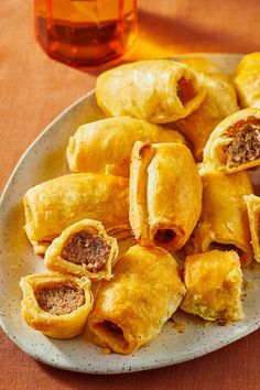 Mark's English Sausage Rolls English Sausage Rolls Recipe, English Sausage Rolls, Dinner With Salad, English Sausage, Sausage Rolls Recipe, Sausage Meat, 5 Ingredient Dinners, Turkey Recipes Thanksgiving, Frozen Puff Pastry