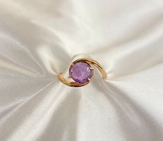 14K Rose Gold Ring | Handmade Jewelry | Amethyst Stone | Modern Ring | Anniversary Ring | Gift for Her | Statement Ring | Mother's Day Gift RING DETAILS : 14K Rose Gold Amethyst Stone Handmade Item ♦ Payment Options Available  ♦ Free Shipping Via FedEx ♦ All pieces come in gift box  ♦ All our jewelry comes with a certificate 💖Welcome To Our Shop , Great To Know You All Here  Discover the finest handcrafted jewelry collection on Etsy at Regina Jewelry Athens. Our expertly crafted pieces feature Rosegold Ring, Ring Rosegold, 14k Rose Gold Ring, Modern Ring, Gift Ring, Amethyst Stone, Anniversary Ring, Ring Handmade, Rings Statement