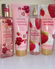 How To Smell Like Strawberry Shortcake, Strawberry Cheesecake Perfume, Strawberry Shortcake Scent, Strawberry Shortcake Perfume, Lovers Outfit, Koleksi Makeup, Yellow Wallpapers, Art Girl Aesthetic, Bath Routine