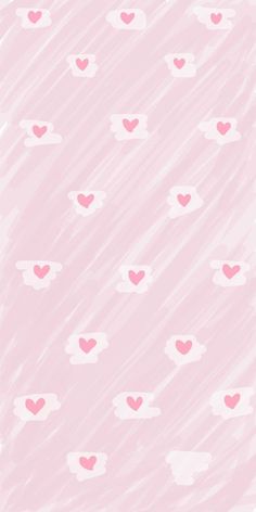 a pink and white background with hearts in the sky on it's side, as if for valentine's day