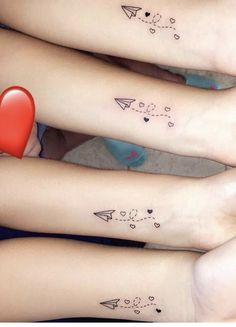 Cousin Tattoos, Maching Tattoos, Matching Friend Tattoos, Sisters Tattoo, Small Matching Tattoos, Matching Best Friend Tattoos, Matching Sister Tattoos, Family Tattoo, Sense Of Belonging