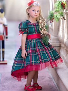 Plaid Party, Tulle Underskirt, Girls Dress Outfits, Girls Stuff, Toddler Flower Girl Dresses, Dressed To Impress, Infant Flower Girl Dress, Tea Party Dress