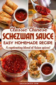 Schezwan Sauce Recipe Spicy Chinese Sauce, Schezwan Sauce Recipe, Sichuan Sauce, Chinese Sauces, Chinese Sauce, Schezwan Chutney, Takeout Recipes, Schezwan Sauce