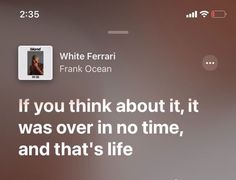 an image of a tweet that is being viewed on the webpage for white ferrari frank ocean