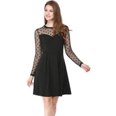 target cute Party Dresses Online, Elegant Feminine, Sheer Long Sleeve, Mini Skater Dress, Party Dress Short, Size 12 Dress, Dresses For Teens, Party Dresses For Women, Polka Dot Dress