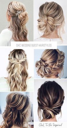 Hairdo For Wedding Guest, Easy Wedding Guest Hairstyles, Wedding Hair Trends, Easy Wedding, Guest Hair, Hair School, Wedding Guest Hairstyles, Long Hair Wedding Styles