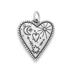 Sky Heart, Special Gift For Girlfriend, James Avery Charms, Sand Dollar Pendant, Fairy Charms, Moon And Sun, Stars Moon, Unique Jewelry Gifts, Gifts For Your Sister