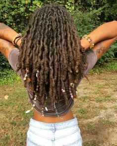 Raindrop Locs, Hair Jewelry For Locs, Natural Dreads, Beautiful Dreadlocks, Queen Goddess, Loc Inspiration, Short Locs Hairstyles, Mens Hairstyles Thick Hair, Loc Hairstyles