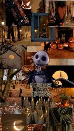 a collage of halloween images with pumpkins and jack - o'- lanterns