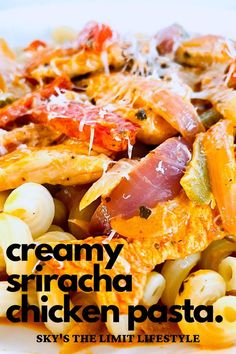 creamy sriracha chicken pasta Chicken Crockpot Recipes