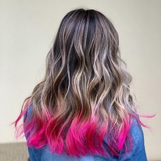 Dip Dyed Hair, Copper Hair Color Ideas, Dipped Hair, Dyed Tips, Hair Dye Tips, Mermaid Hair Color, Dip Dye Hair, Colored Hair Tips