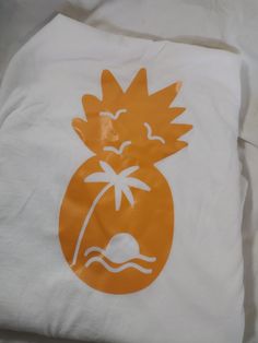 Beach Pineapple Tshirt. Perfect for the summer. Shirts will be white. Your choice of vinyl color and size. Casual Summer T-shirt With Heat Transfer Vinyl, White Fun T-shirt With Heat Transfer Vinyl, Fun White T-shirt With Heat Transfer Vinyl, White Graphic Tee With Heat Transfer Vinyl, Summer T-shirt With Heat Transfer Vinyl, Summer T-shirt With Heat Transfer Vinyl, Short Sleeve, Casual T-shirt With Heat Transfer Vinyl For Summer, Cape May, Vinyl Colors